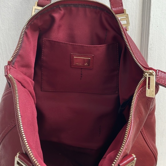 Rare Vintage Fendi red leather purse - Picture 3 of 7